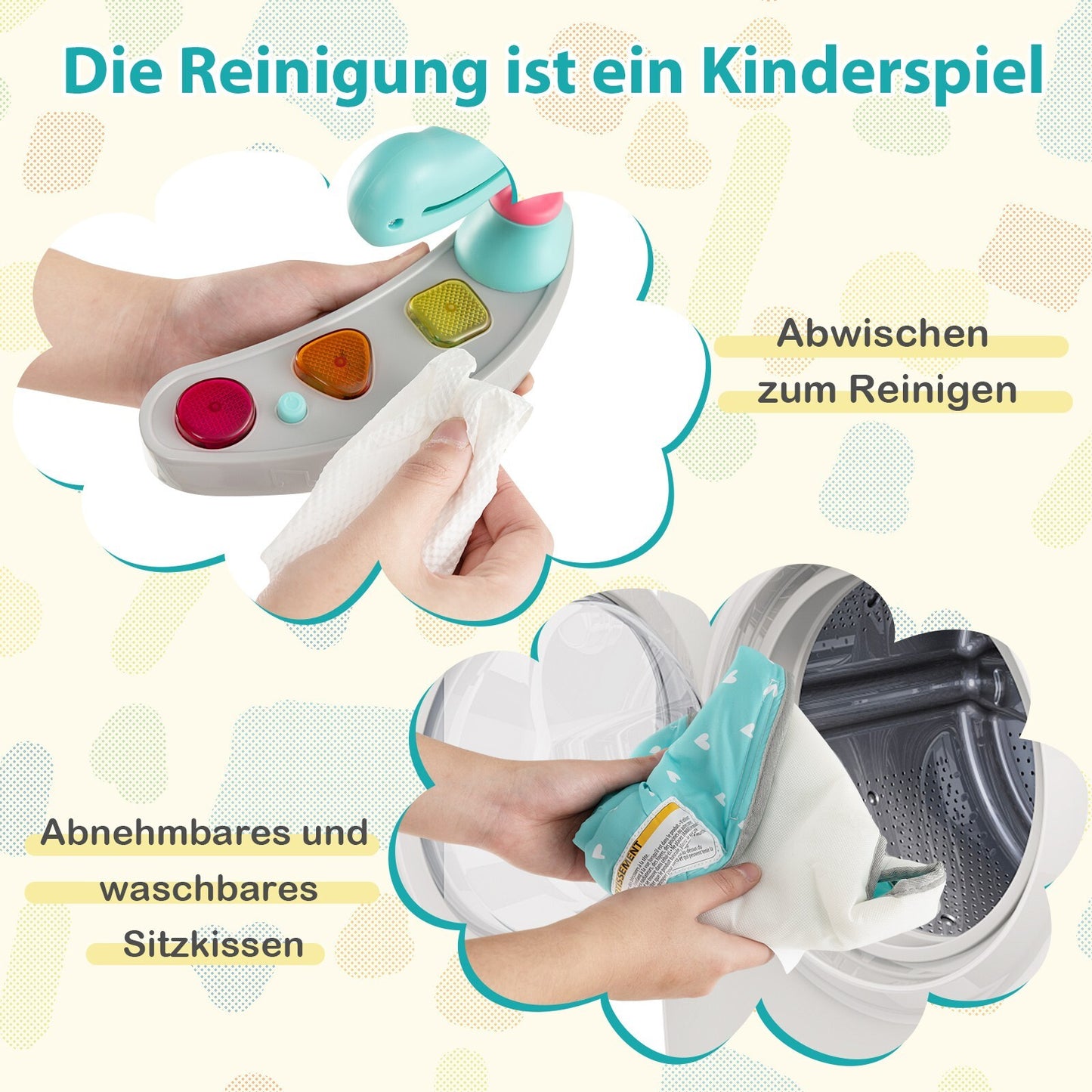 Baby Hopser Baby Sky Jumperoo Lauflernhilfe Verstellbar + Spielzeuge & Spieluhr