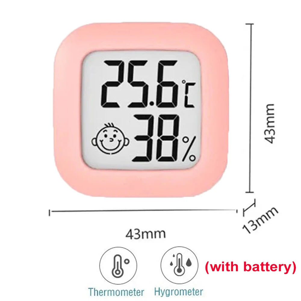 1 Pc Digital LCD Thermometer Hygrometer Indoor Room Mini Electronic Temperature Humidity Meter Sensor Gauge for Home Baby