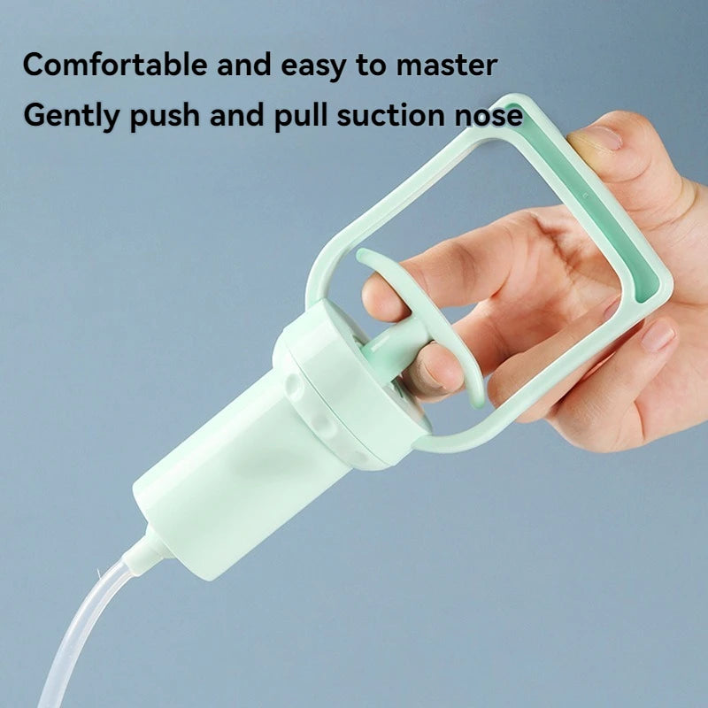 Baby Nasal Aspirator Powerful Hand Pump Safe Comfortable Nose Cleaner for Newborns Toddlers Kids Congestion Relief Mucus Remover