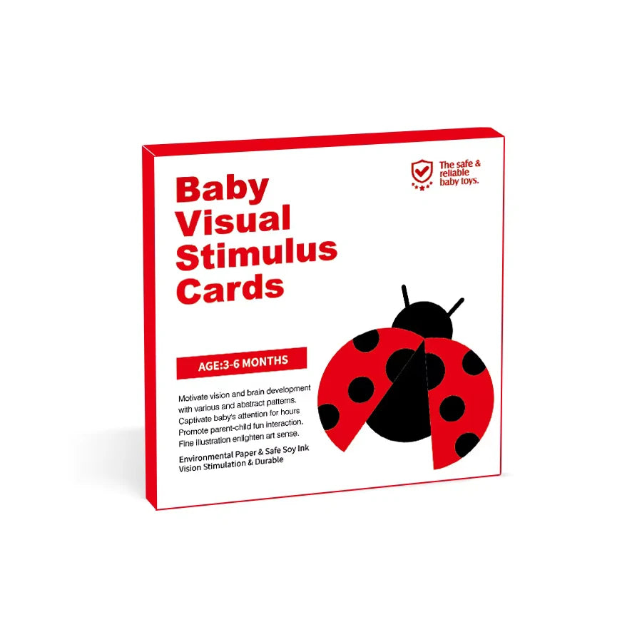 Baby Visual Stimulation Cards High Contrast Flashcards for Newborns 0–36 Months | Infant Sensory Toys Early Learning Toy